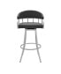 Palmdale Swivel Modern Faux Leather Bar and Counter Stool