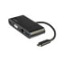 Фото #1 товара StarTech.com USB-C VGA Multiport Adapter - Power Delivery (60W) - USB 3.0 - GbE - Wired - USB 3.2 Gen 1 (3.1 Gen 1) Type-C - 60 W - 10,100,1000 Mbit/s - IEEE 802.3,IEEE 802.3ab,IEEE 802.3u - Black