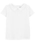 Toddler Scalloped Peter Pan Collar Jersey Tee 5T