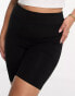 Фото #3 товара River Island Plus high waist legging short in black