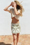 Фото #1 товара Мини-юбка с зеркальными деталями и вышивкой ZARA