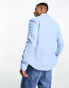 Levi's slim fit oxford shirt with small logo in blue