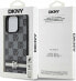 DKNY DKNY DKHCP15LPCPTSSK iPhone 15 Pro 6.1" czarny/black hardcase Leather Checkered Mono Pattern & Printed Stripes