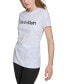 Фото #5 товара Women's Logo Graphic Short-Sleeve Top