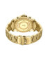 ფოტო #3 პროდუქტის Men's Jet Setter Platinum Series Diamond (3 ct. t.w.) 18K Gold-Plated Stainless Steel Watch, 50Mm