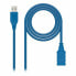 Фото #1 товара Адаптер USB-C—DisplayPort NANOCABLE 10.01.0901-BL Синий