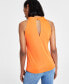 Фото #3 товара Women's Crossover Halter Top, Created for Macy's