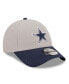 Фото #3 товара Men's Gray and Navy Dallas Cowboys The League 2Tone 9FORTY Adjustable Hat