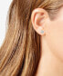 ფოტო #2 პროდუქტის Diamond Cluster Stud Earrings (3/8 ct. t.w.) in 14k White Gold
