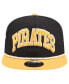 Men's Black Pittsburgh Pirates Throwback Meshback Golfer Hat