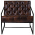 Фото #3 товара Hercules Madison Series Bomber Jacket Leather Tufted Lounge Chair