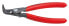 Фото #1 товара Щипцы для стопорных колец Knipex 49 41 A01 - Хром-ванадиевая сталь - Пластик - Красные - 13 см - 102 г
