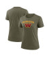 ფოტო #1 პროდუქტის Women's Olive Washington Commanders 2022 Salute To Service Legend T-shirt