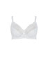 Фото #2 товара Plus Size Embroidered Full Support Underwire Bra - white