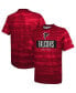Фото #1 товара Men's Red Atlanta Falcons Combine Authentic Sweep T-shirt
