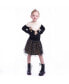 ფოტო #2 პროდუქტის Big Girls DANA FW23 RIBBON FINE YARN HOODIE SWEATER