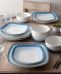 Colorscapes Layers Square Salad Plate Set of 4, 8.25"