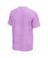 Фото #3 товара Men's Purple Aaliyah Spray Washed Graphic T-shirt