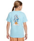 ფოტო #2 პროდუქტის Big Kids Sportswear Printed Crewneck T-Shirt