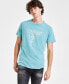 Men's Acid-Washed Triangle Logo Graphic T-Shirt