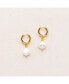 ფოტო #3 პროდუქტის 18K Gold Plated Freshwater Pearls - Pete Earrings For Women