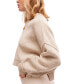 ფოტო #3 პროდუქტის Women's Patterned Easy Street Cropped Sweater