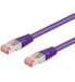 Wentronic CAT 6 Patch Cable S/FTP (PiMF) - violet - 15 m - Cat6 - S/FTP (S-STP) - RJ-45 - RJ-45