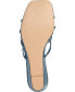 ფოტო #5 პროდუქტის Women's Blayke Knotted Slip On Wedge Sandals