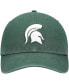 ფოტო #3 პროდუქტის Men's Green Michigan State Spartans Clean Up Logo Adjustable Hat