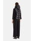 Фото #2 товара Women's leather vest with hood, Black