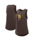 Women's Brown San Diego Padres Legacy Icon High Neck Fashion Tank Top