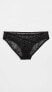 Фото #2 товара Calvin Klein Underwear 286487 Women CK Wave Lace Bikini Panties, Black, Size XS