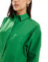 ASOS DESIGN oversized shirt in green