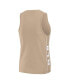 Women's Tan MLB Tonal Tank Top