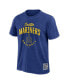 Фото #3 товара Men's Royal Seattle Mariners Cooperstown Collection Washed T-Shirt