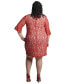 Women's Lace 3/4-Sleeve Sheath Dress