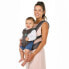 Babytrage Flip ergonomisch 4 in 1 grau - INFANTINO - Flip ergonomisch 4 in 1 - Polyester - Von 3,6 bis 14,5 kg