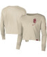 Фото #1 товара Women's Cream USC Trojans Varsity Letter Long Sleeve Crop Top