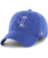 Фото #1 товара Men's Royal Distressed Indianapolis Colts Gridiron Classics Franchise Legacy Fitted Hat