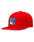 Фото #2 товара Men's Red New York Rangers Core Primary Logo Fitted Hat