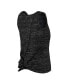 ფოტო #4 პროდუქტის Women's Black Brooklyn Nets Space Dye Active Tank Top