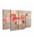 Фото #2 товара Li Bo Wild Poppies Multi Panel Art Set 6 Piece - 49" x 19"