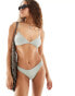 Фото #1 товара Monki mix and match super soft thong in soft green