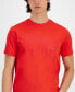 ფოტო #2 პროდუქტის Men's Short Sleeve Crewneck Broken Logo Graphic T-Shirt, Created for Macy's