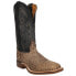 Фото #3 товара Tony Lama Galan Embroidery Square Toe Cowboy Mens Black, Brown Casual Boots 789