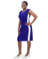 ფოტო #3 პროდუქტის Women's Boat-Neck Side-Stripe Sheath Dress