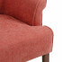 Кресло 77 x 64 x 88 cm Синтетическая ткань Деревянный Темно-красный