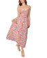ფოტო #1 პროდუქტის Women's Floral Bliss Spaghetti-Strap Maxi Dress