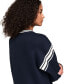 ფოტო #4 პროდუქტის Women's Cotton Varsity Sweater Dress