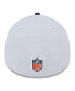 Фото #4 товара Men's White, Navy Denver Broncos 2023 Sideline 39THIRTY Flex Hat